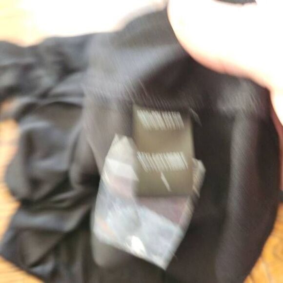 NWT Tuckernuck Pomander Place Black Carlota Peplum Blouse Sz L - Picture 4 of 4